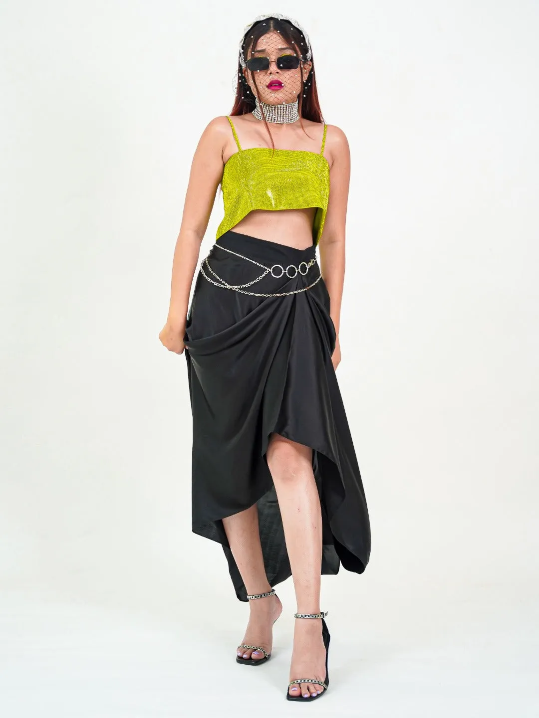 Silk Satin Skirt for Women