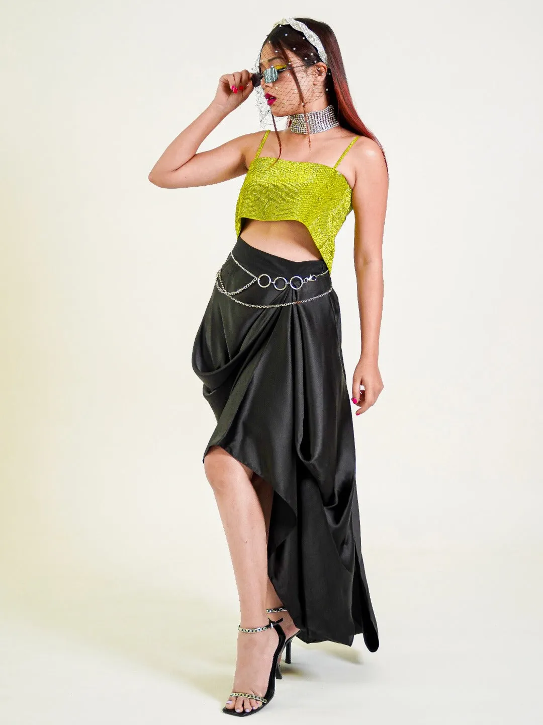 Silk Satin Skirt for Women