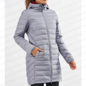 Sex Education Puffer Gray Hooded Coat