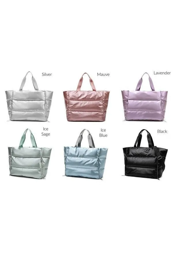 Metallic Puffer Bag