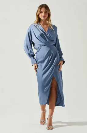 Slate Blue Sadyra Dress