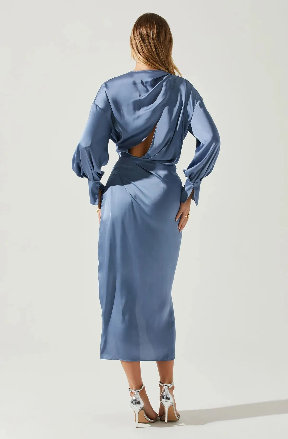 Slate Blue Sadyra Dress