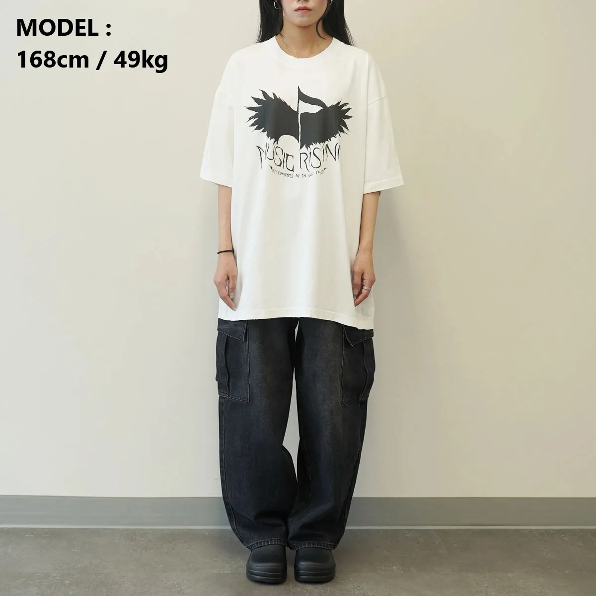 Street Style U-Neck Logo T-Shirts