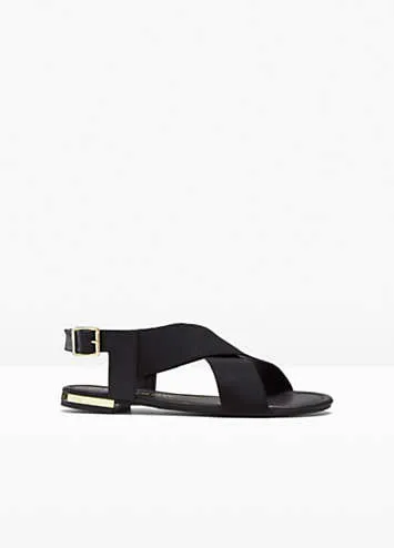 bonprix Stretch Strap Sandals Look Again