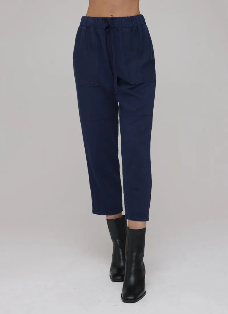 Tie Waist Utility Trouser