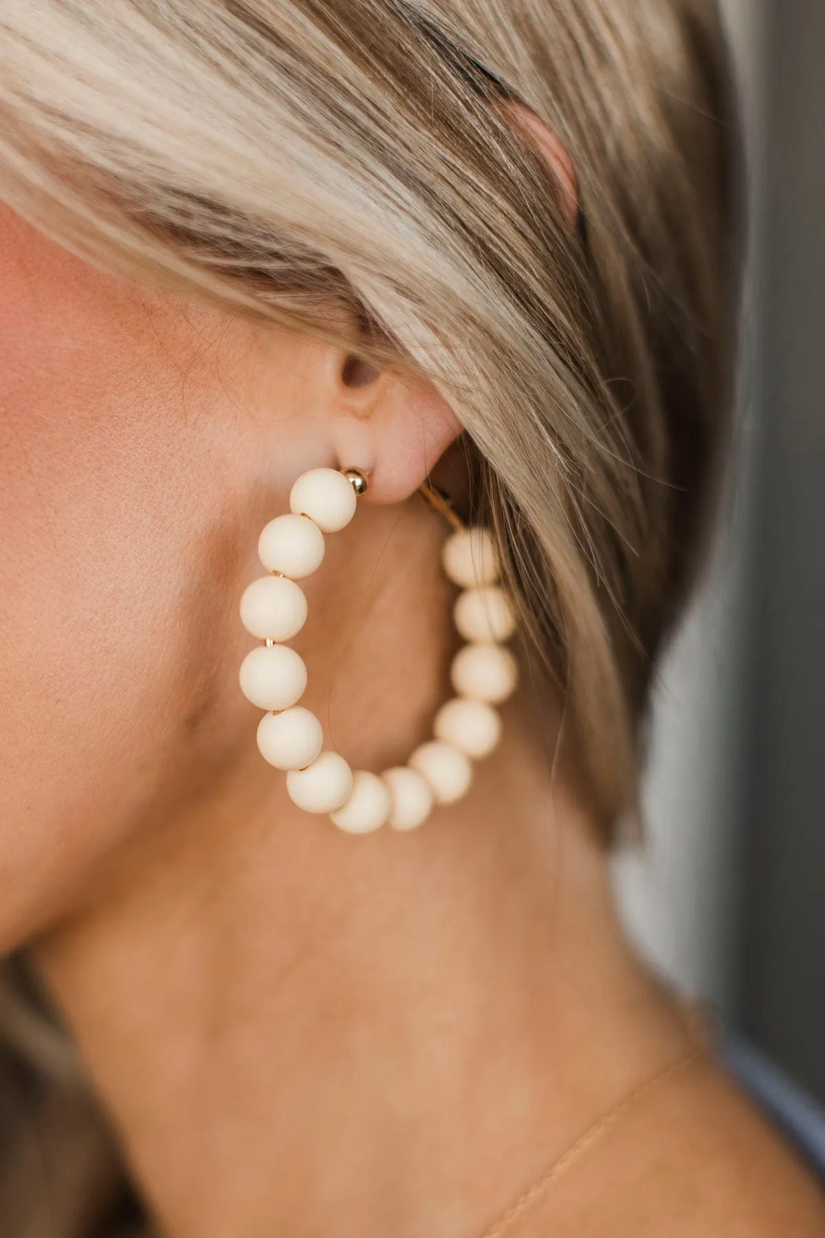 Red Jasper Act Naturally Hoop Earrings