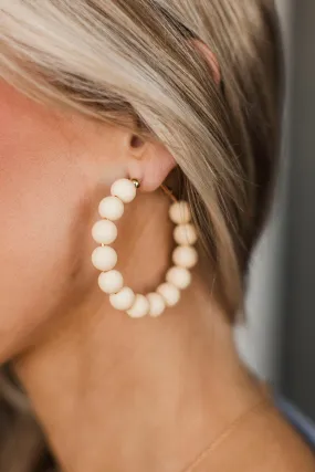 Red Jasper Act Naturally Hoop Earrings