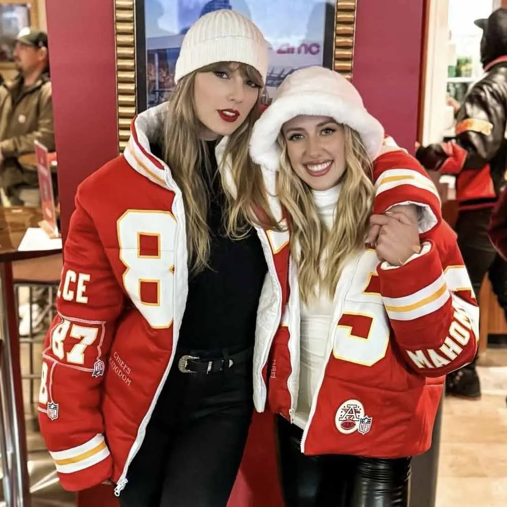 Taylor Swift Travis Kelce Puffer Jacket