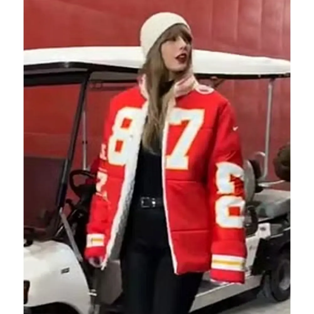 Taylor Swift Travis Kelce Puffer Jacket