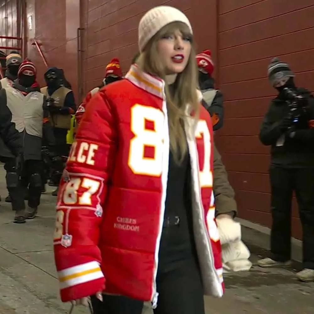 Taylor Swift Travis Kelce Puffer Jacket