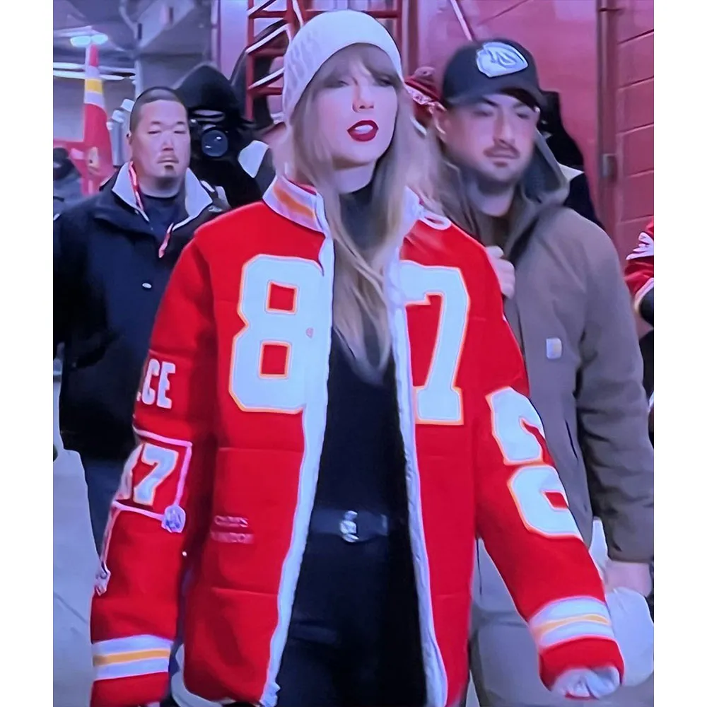 Taylor Swift Travis Kelce Puffer Jacket