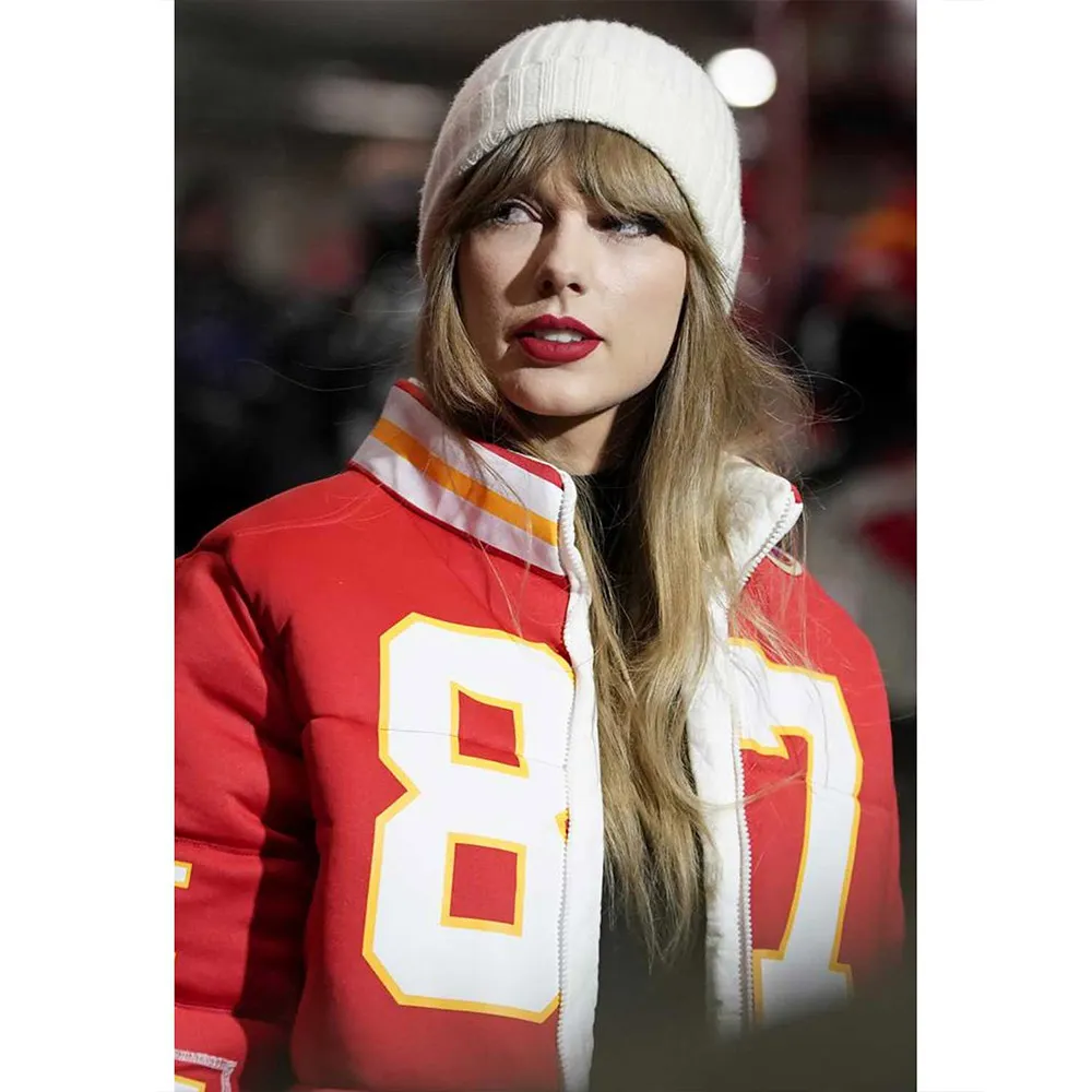 Taylor Swift Travis Kelce Puffer Jacket