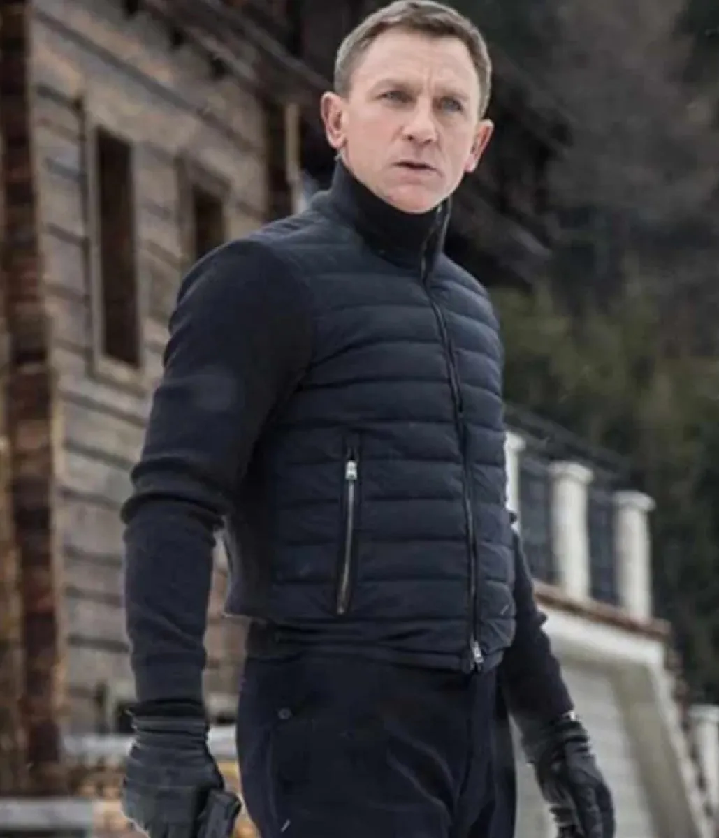 Daniel Craig Spectre blue bomber jacket