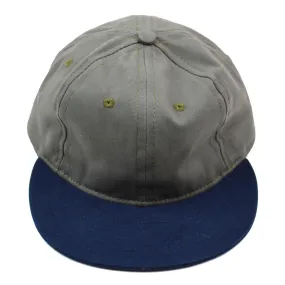 Adjustable Cotton Two Tone Cap - Moss / Navy