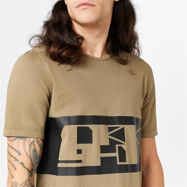 Unisex Plain Cotton Logo Designers T-Shirts by Rick Owens