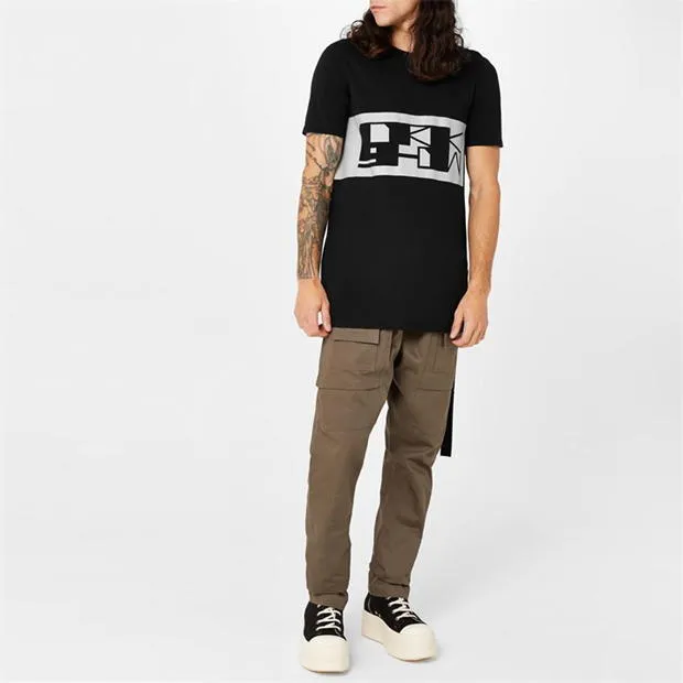 Unisex Plain Cotton Logo Designers T-Shirts by Rick Owens