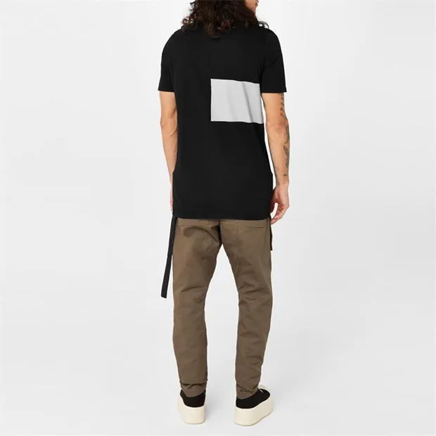 Unisex Plain Cotton Logo Designers T-Shirts by Rick Owens