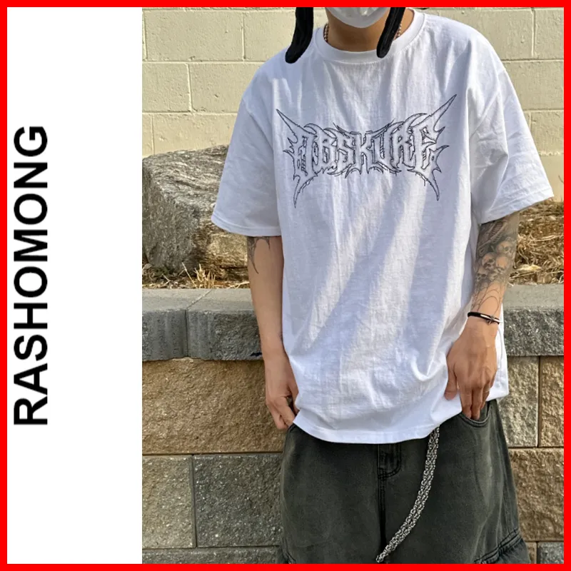 Rashomong Unisex - Street Style Plain Cotton Oversized