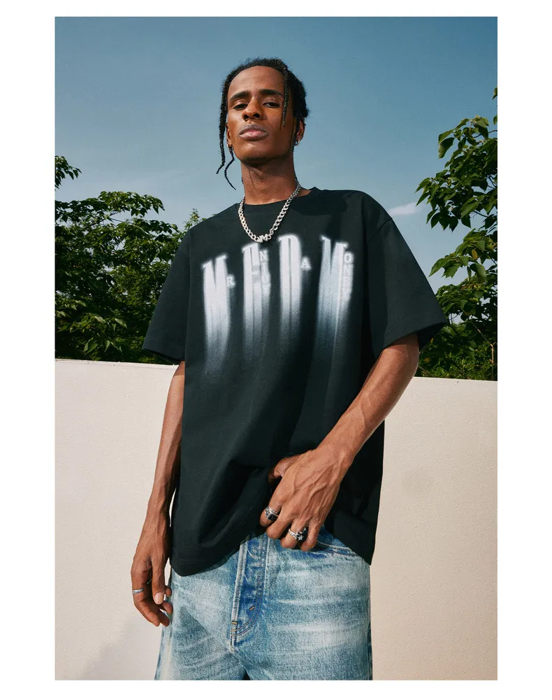 Mr. Enjoy Da Money Unisex - Street Style U-Neck Plain Cotton