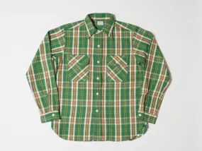 Vintage Warehouse & Co. Flannel Shirts - Green One Wash