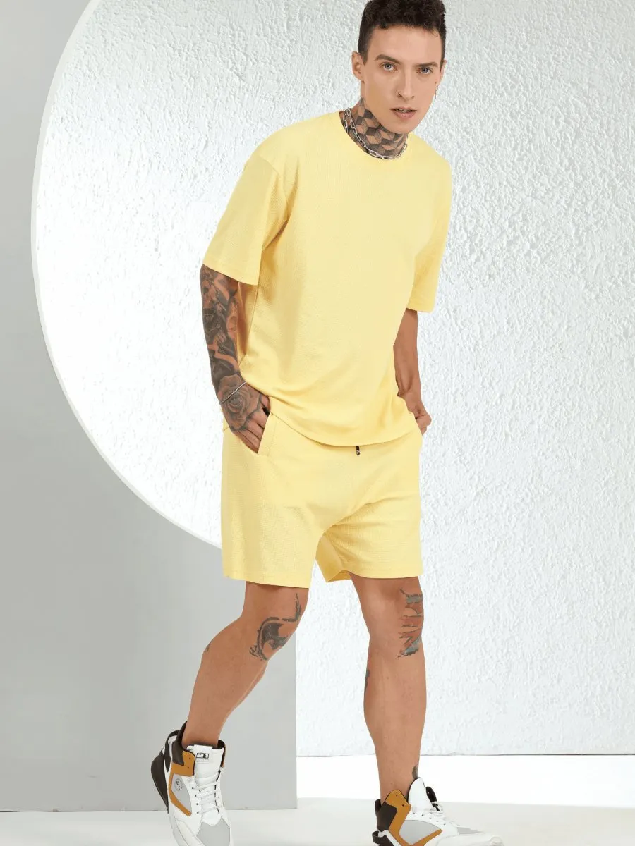 Oversized Co-ord Set - Yellow