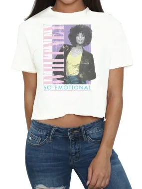 White Whitney Houston T-shirt