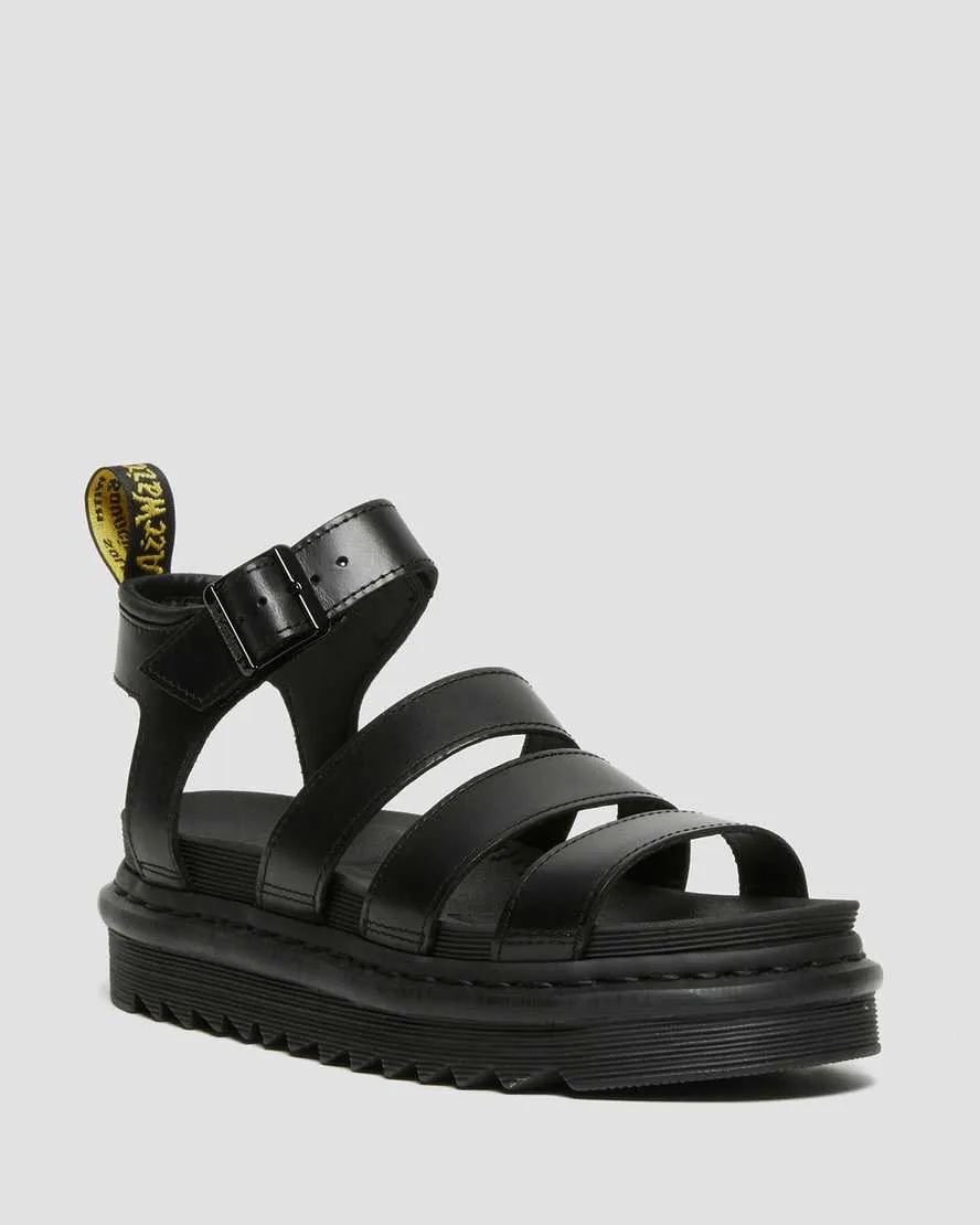 Women's Blaire Brando Leather Sandals Black