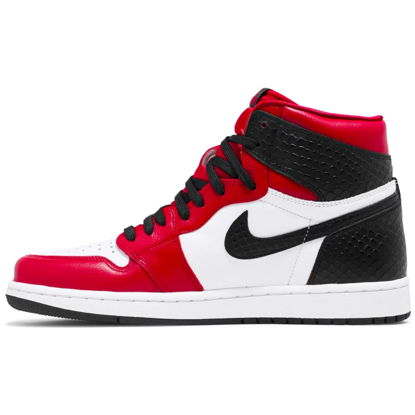 Jordan 1 Retro High Chicago Satin Snake