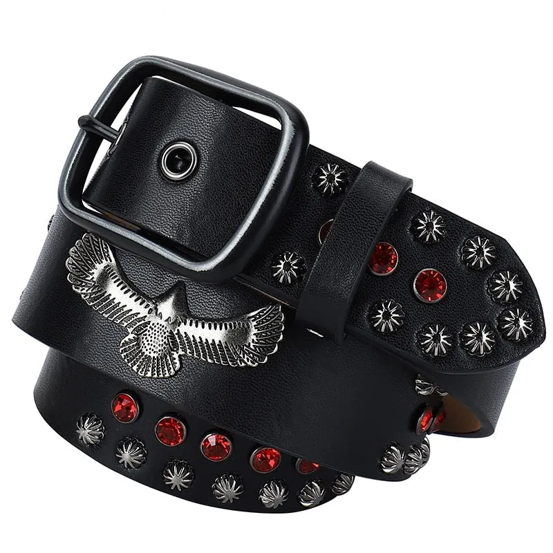 Cowgirl Colorful Rhinestone Studded Belt