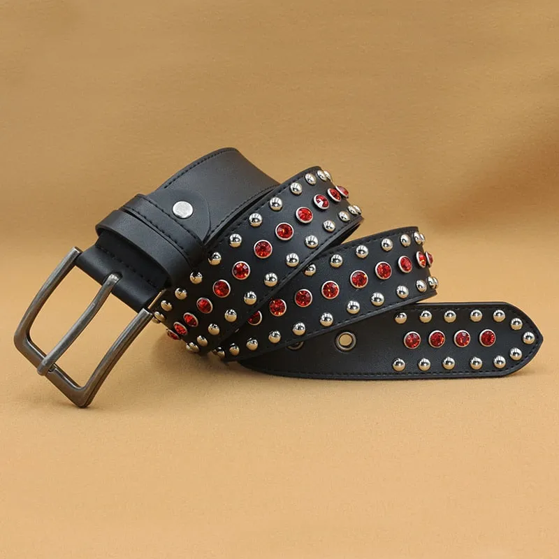 Cowgirl Colorful Rhinestone Studded Belt