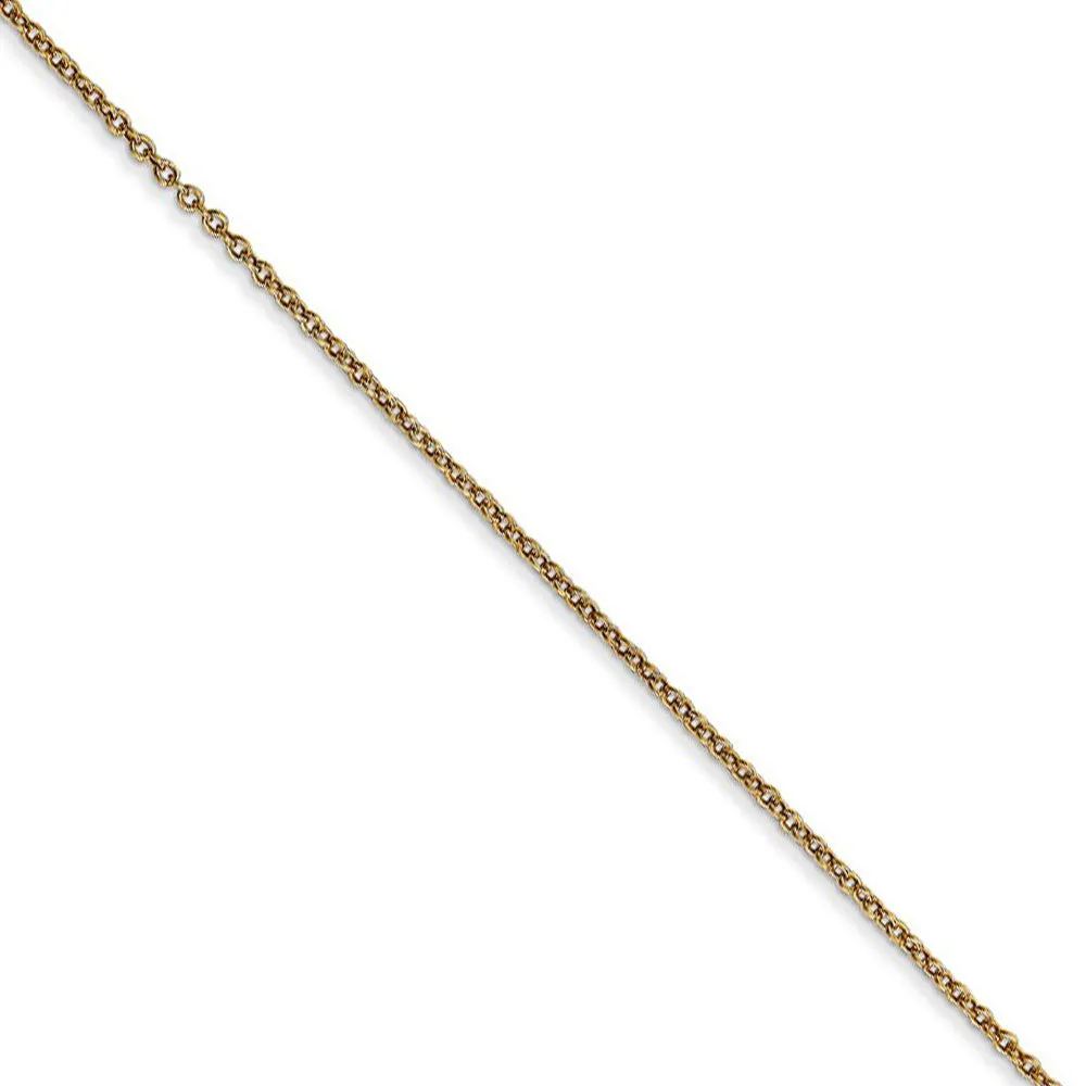 14k Yellow Gold Open Butterfly Necklace