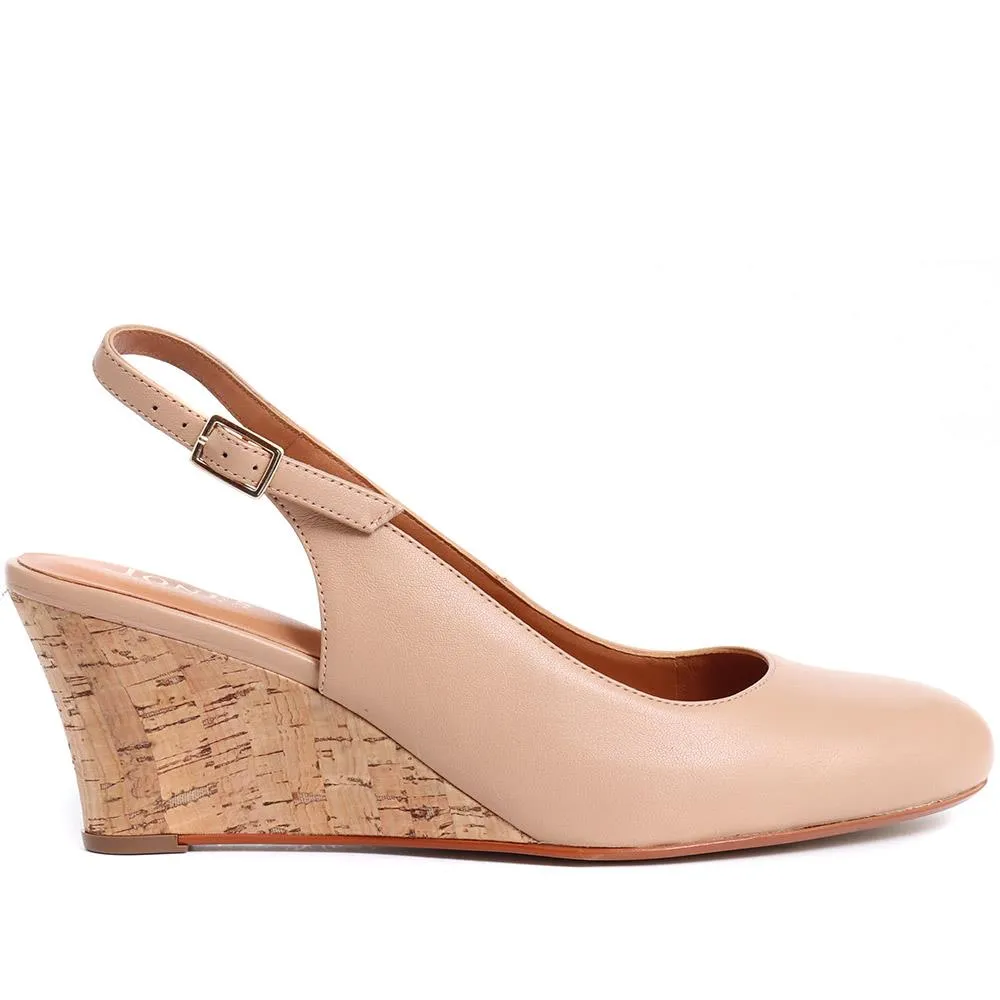 Zahra Leather Wedges - ZAHRA / 323 567