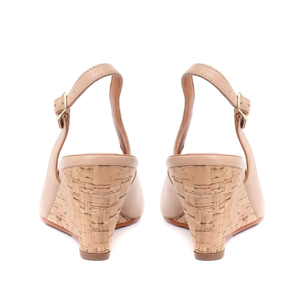 Zahra Leather Wedges - ZAHRA / 323 567